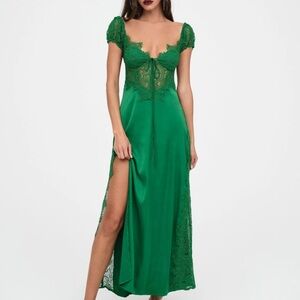 for love & lemons casey maxi dress in size XS NWT